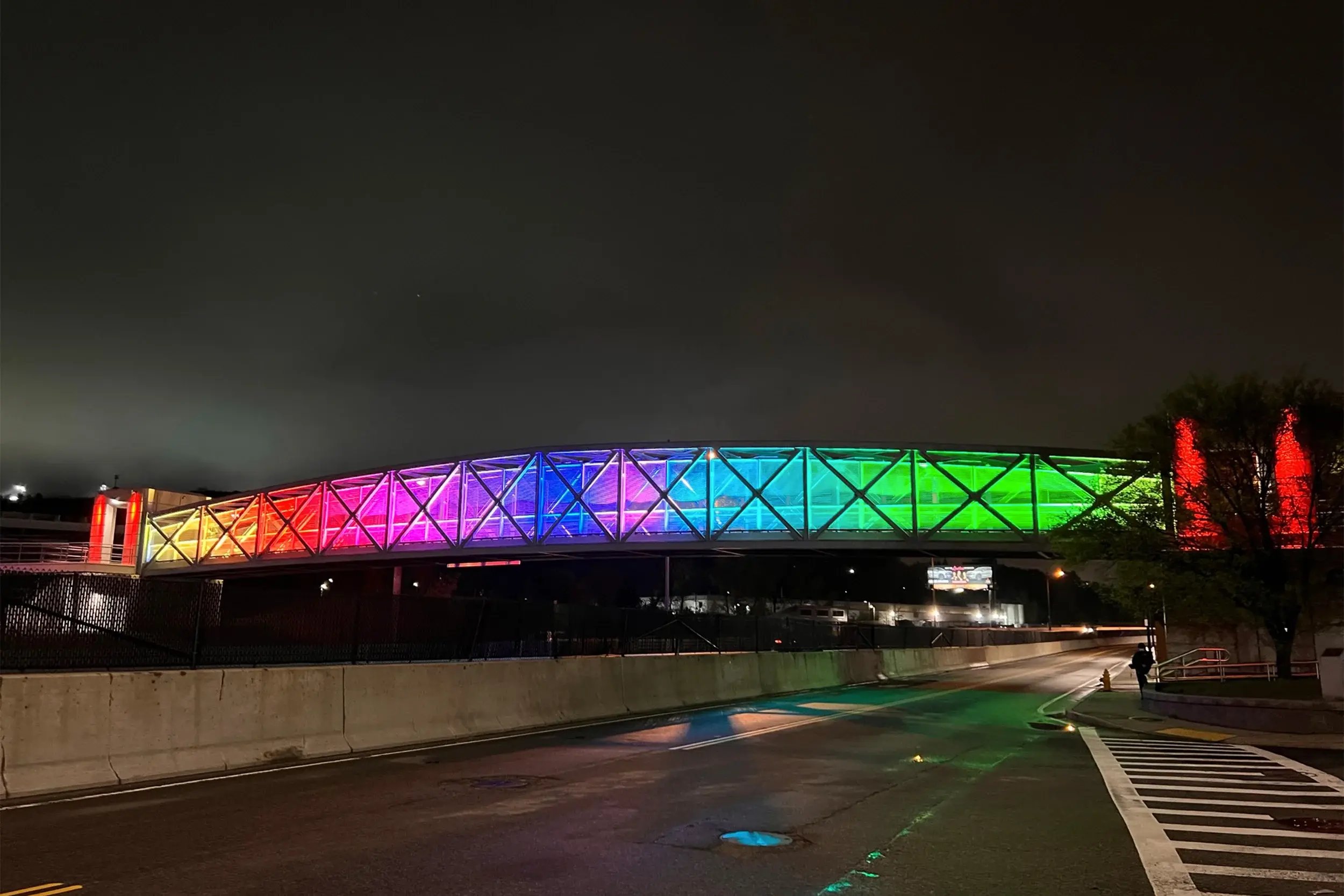 highway pedestrian bridge